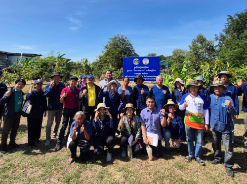 พช. ลงพื้นที่ตรวจสอบผลสัมฤทธิ์และประสิทธิภาพการดำเนินงานโครงการพัฒนาหมู่บ้านเศรษฐกิจพอเพียง